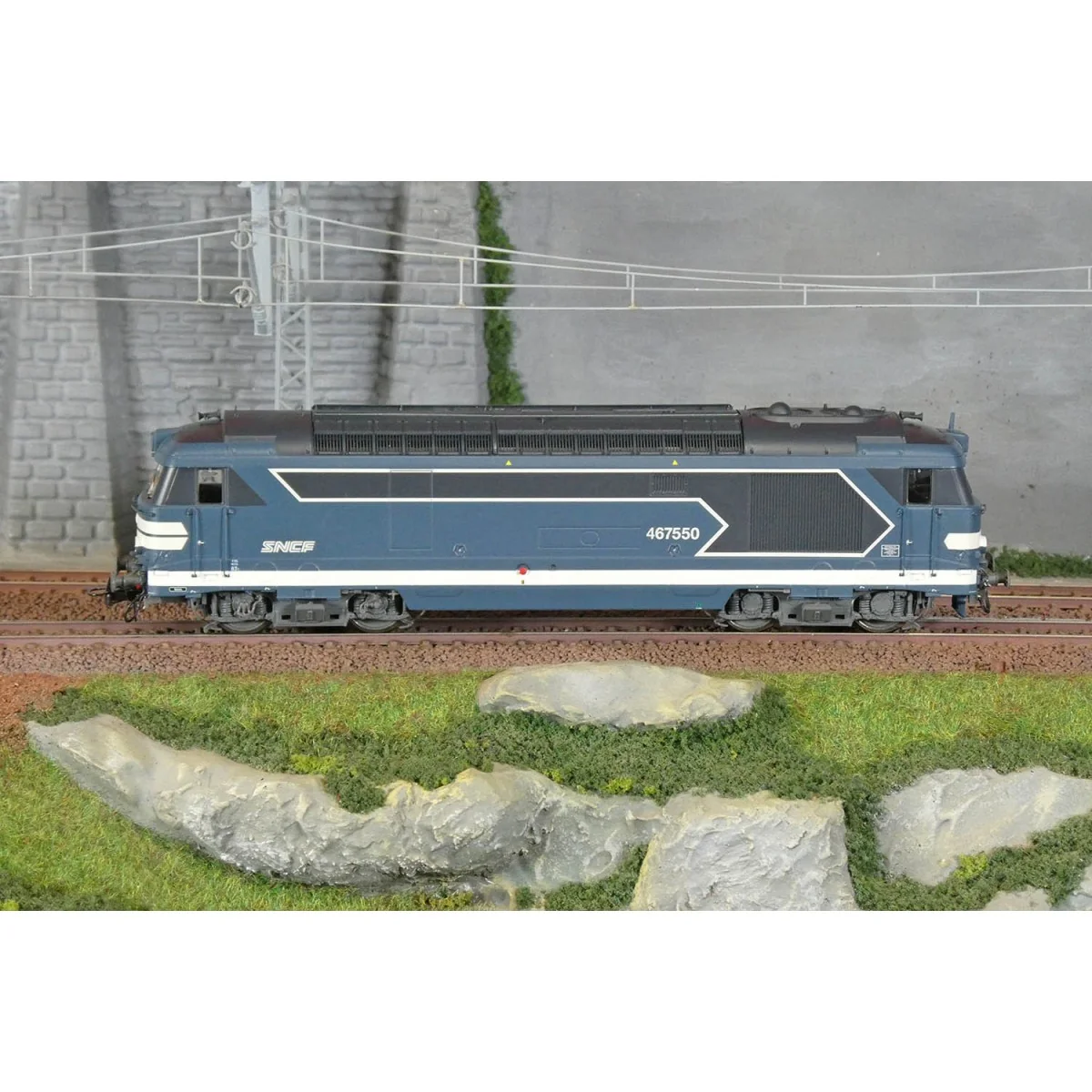 Ree Modeles MB248.S BB 67550 diesel locomotive, Nouille logo, SNCF,...