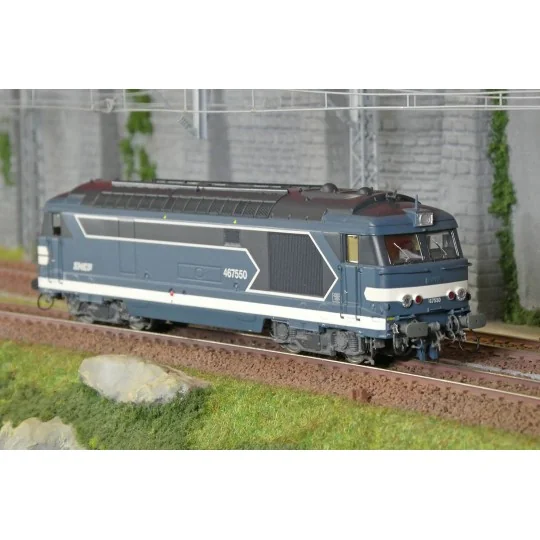 MB-248-Ree Modeles MB248 Locomotive diesel BB 67550, Logo Nouille, SNCF, dépôt Nevers