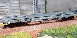 LS Models 30136 KB NOVATRANS Container Flat Wagon, Grey Blue - Ls m...