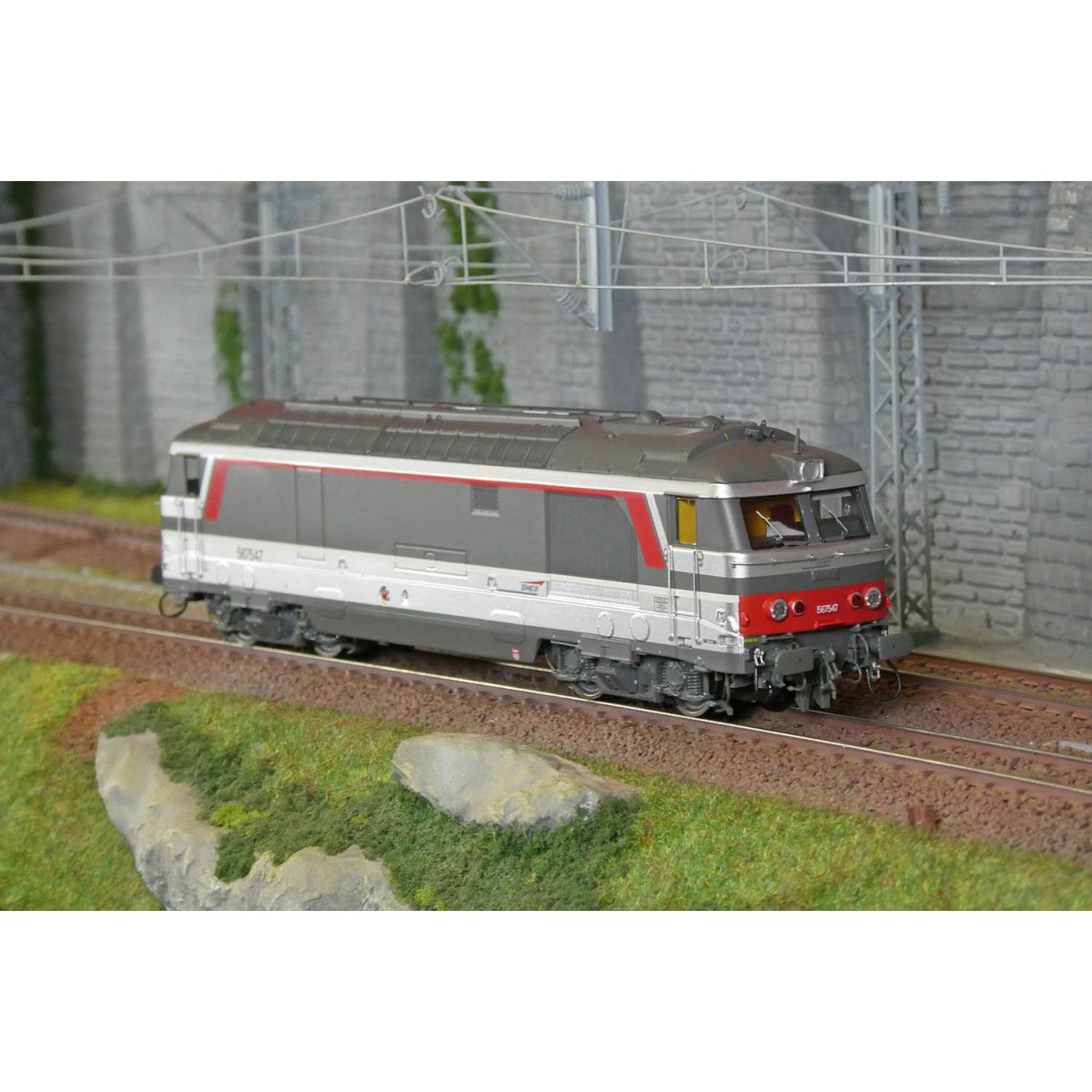 Ree Modeles MB251.S BB 67547 diesel locomotive, Multiservices liver...