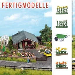 Busch 1231 Tulips & Daisies, Mounted - Busch_1231