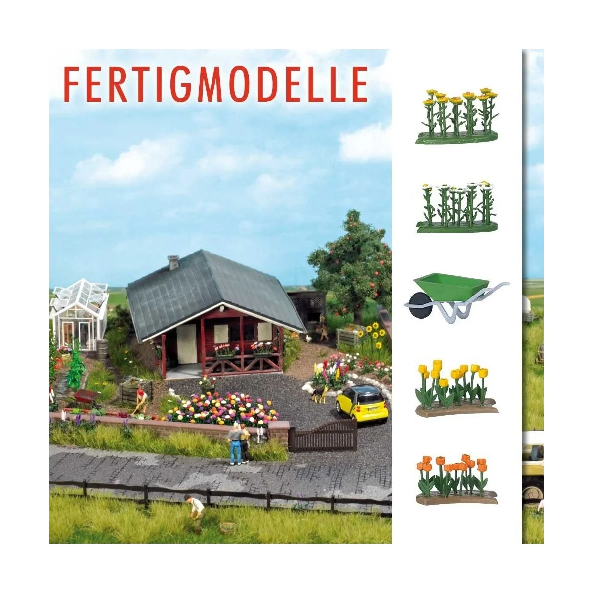 Busch 1231 Tulips & Daisies, Mounted - Busch_1231