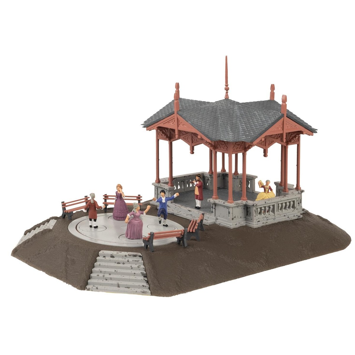 Faller 130655 Model Kit, Bandstand with Dancing Figures - Faller_13...