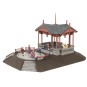 Faller_130655-Faller 130655 Model Kit, Bandstand with Dancing Figures