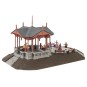 Faller_130655-Faller 130655 Model Kit, Bandstand with Dancing Figures