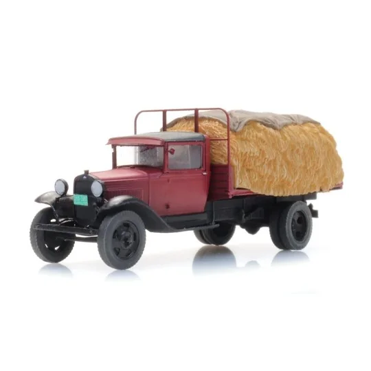 Arti_387.502-Artitec 387.502 Ford Model AA flatbed truck with hay load