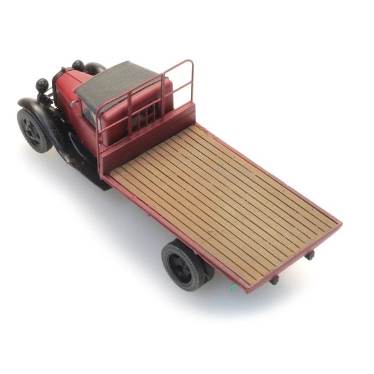 Arti_387.502-Artitec 387.502 Ford Model AA flatbed truck with hay load