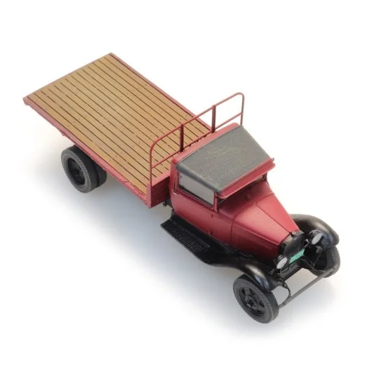 Arti_387.502-Artitec 387.502 Ford Model AA flatbed truck with hay load