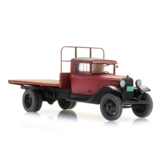 Arti_387.502-Artitec 387.502 Ford Model AA flatbed truck with hay load