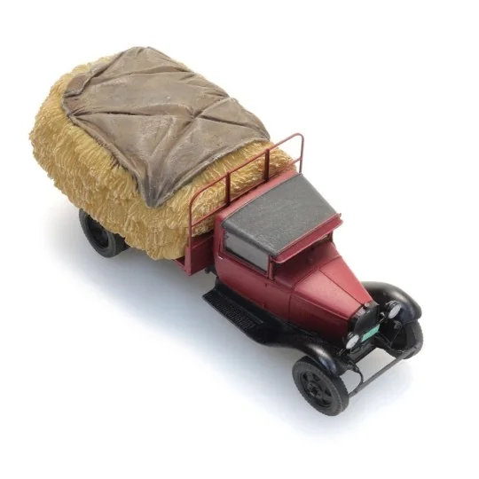 Arti_387.502-Artitec 387.502 Camion Ford Model AA plateau avec chargement de foin
