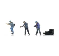 Artitec 7875032 SNCF Paintable Figures, Loading Bricks