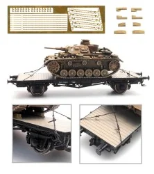Artitec 387.349 Chaînes et câbles d'arrimage pour camion et char sur wagon plat Artitec Arti_387.349 - 1