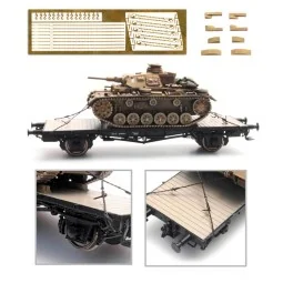 Artitec 387.349 Chaînes et câbles d'arrimage pour camion et char sur wagon plat Artitec Arti_387.349 - 1