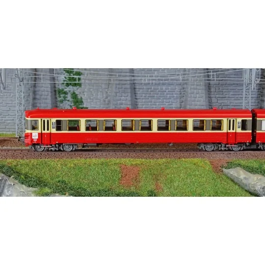 Lsm_10064S-LS Models 10064S Autorail EAD X4691 - XR8688, rouge crème, décoration 1976, Lyon-Vaise, digital sonore