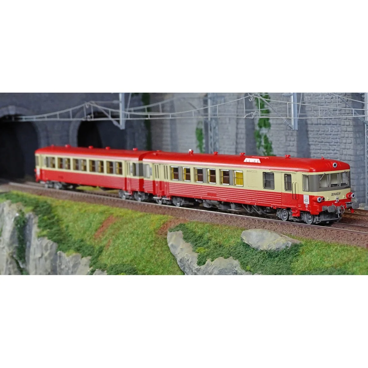 LS Models 10064S Autorail EAD X4691 - XR8688, rouge crème, décoration 1976, Lyon-Vaise, digital sonore Ls models Lsm_10064S - 4