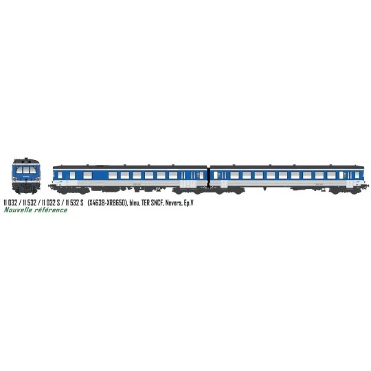 Lsm_11032-LS Models 11032 Autorail EAD X4638 - XR8650, bleu, TER SNCF, Nevers