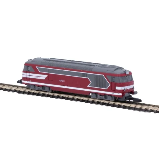 AZAR_L01-CA1D-Azar L01-CA1D BB 67611 diesel locomotive, SNCF, Capitole, digital, Z scale