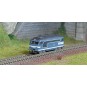 AZAR_L01-BL4A-Azar L01-BL4A BB 67411 diesel locomotive, SNCF, blue livery, "noodle" logo, Z scale
