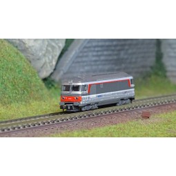 Azar L01-MS2A BB 67619 diesel locomotive, SNCF, Multiservices liver...