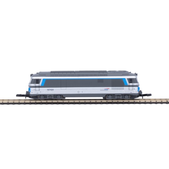 AZAR_L01-IS1A-Azar L01-IS1A BB 67424 diesel locomotive, SNCF, Isabelle livery, cap logo, Z scale