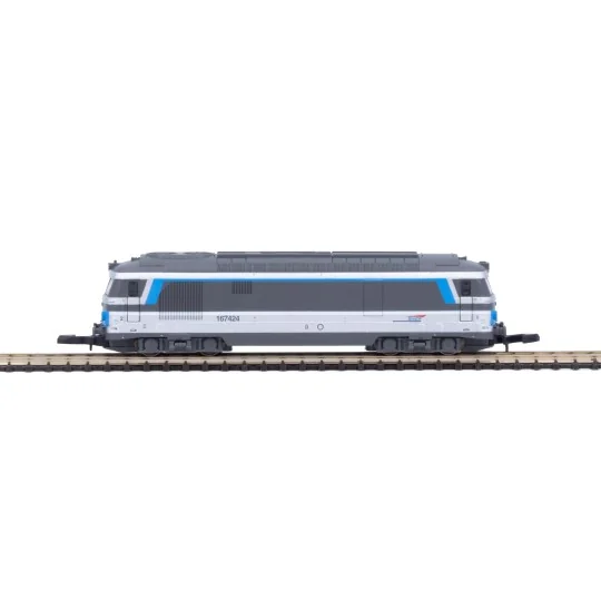 AZAR_L01-IS1A-Azar L01-IS1A BB 67424 diesel locomotive, SNCF, Isabelle livery, cap logo, Z scale