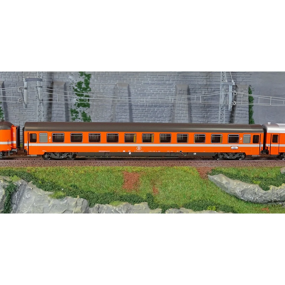 Models World 2007 Set of 7 cars, "Vauban" Express train, SNCF, SNCB...