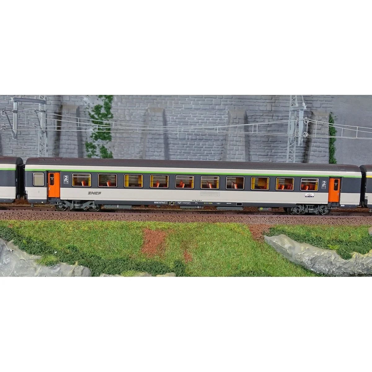 Models Word 2007 Set de 7 voitures, train Express "Vauban", SNCF, SNCB Models World MW_2007 - 8 Models Word 2007 Set de 7 voitures, train Express "Vauban", SNCF, SNCB Models World MW_2007 - 8