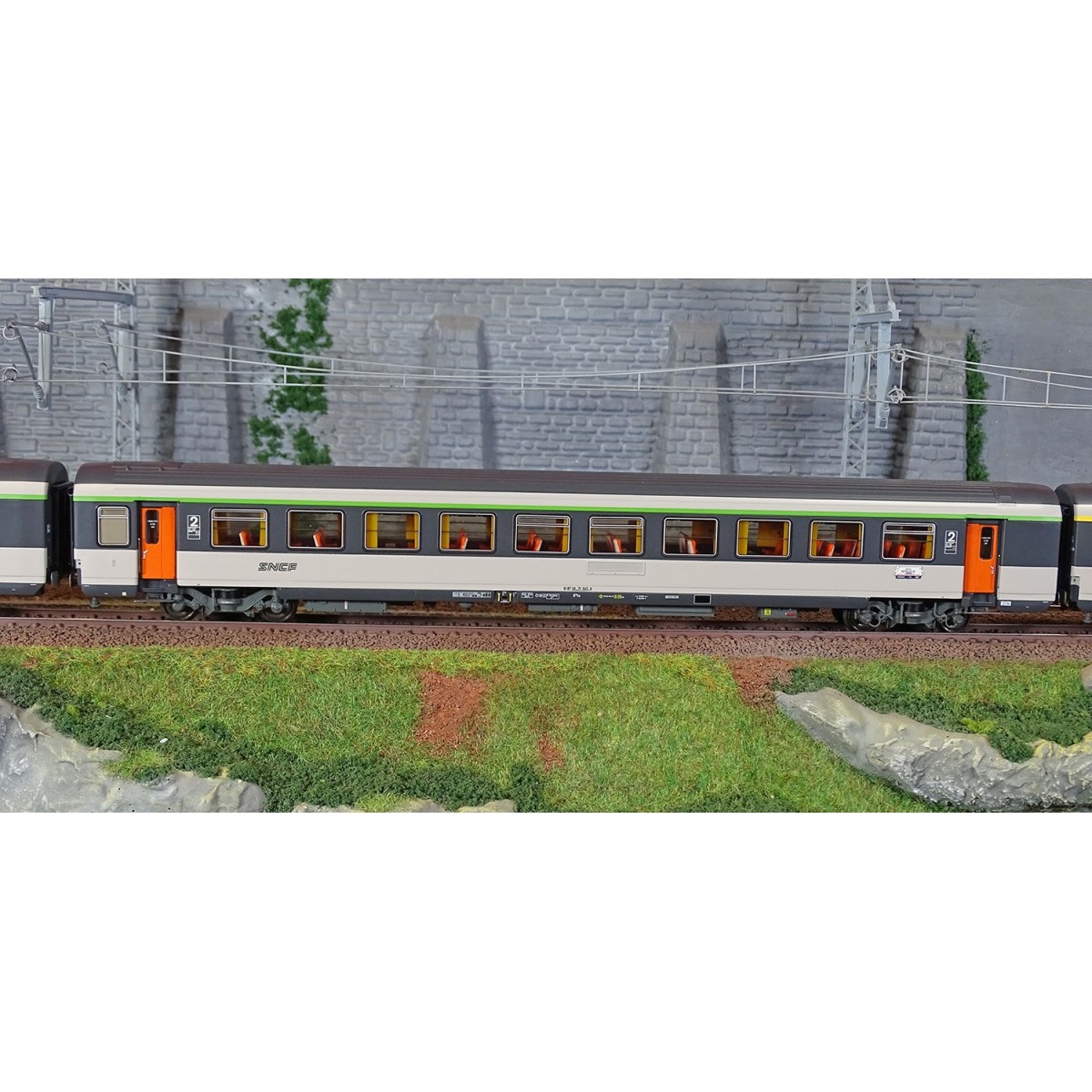 Models World 2007 Set of 7 cars, "Vauban" Express train, SNCF, SNCB...