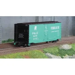 Rivarossi HR6663A US covered bogie wagon, without "P&LE" roof walkw...