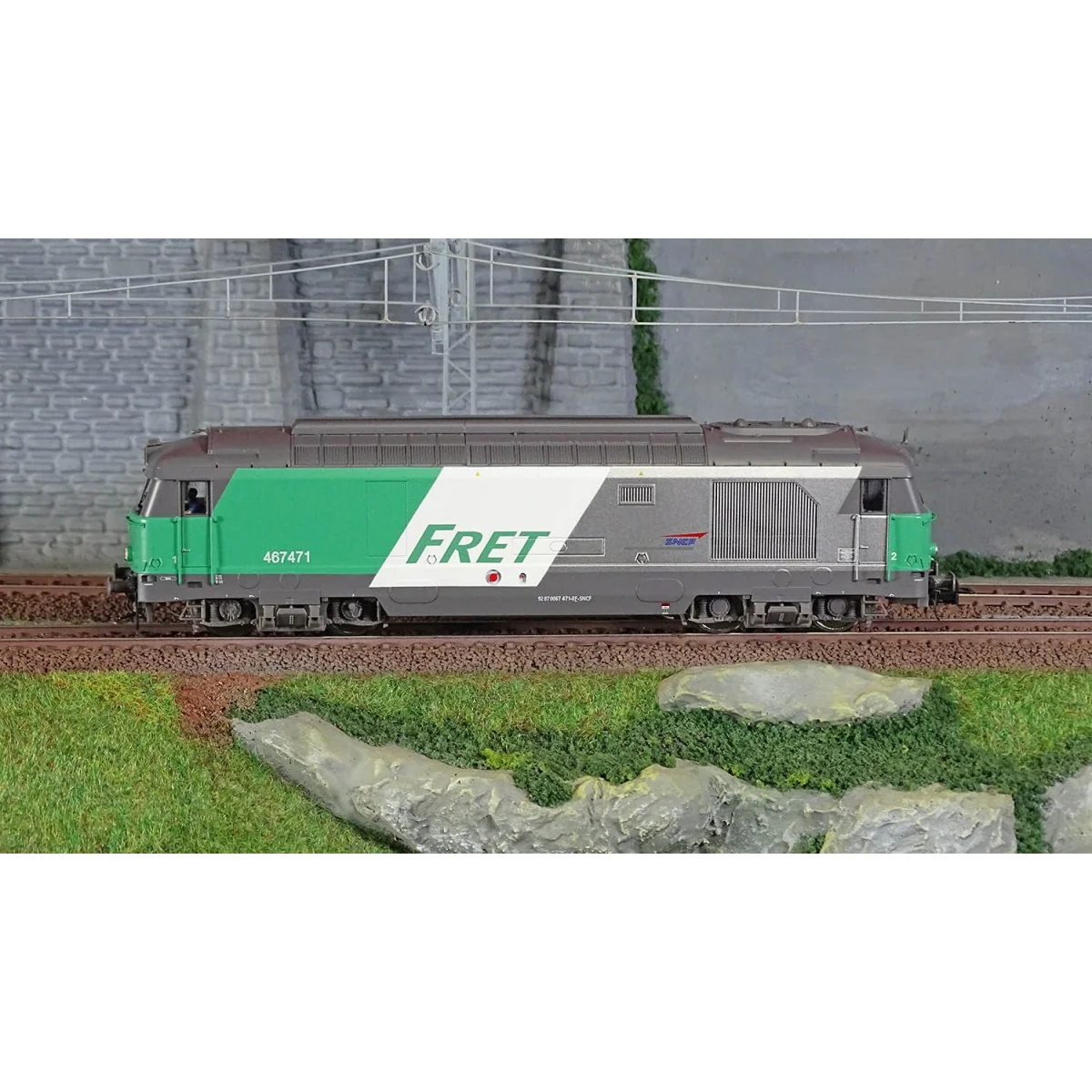 Jouef HJ2342S Locomotive diesel BB 467471, SNCF, livrée FRET, digitale sonore Jouef HJ2342S - 3