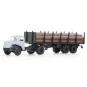 Sai_2581-Sai 2581 Berliet TLR8 grey semi-trailer truck, staking and log trailer - Sai_2581