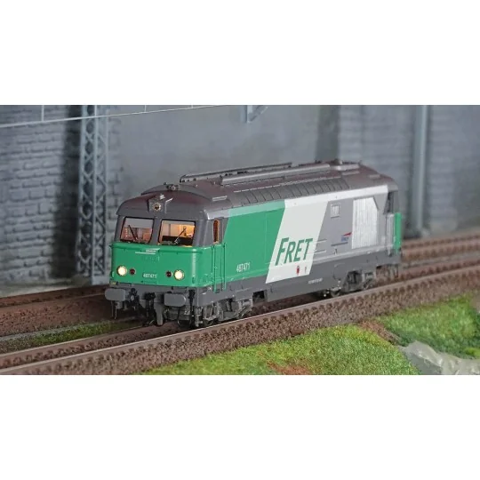 HJ2342-Jouef HJ2342 BB 467471 diesel locomotive, SNCF, FRET livery