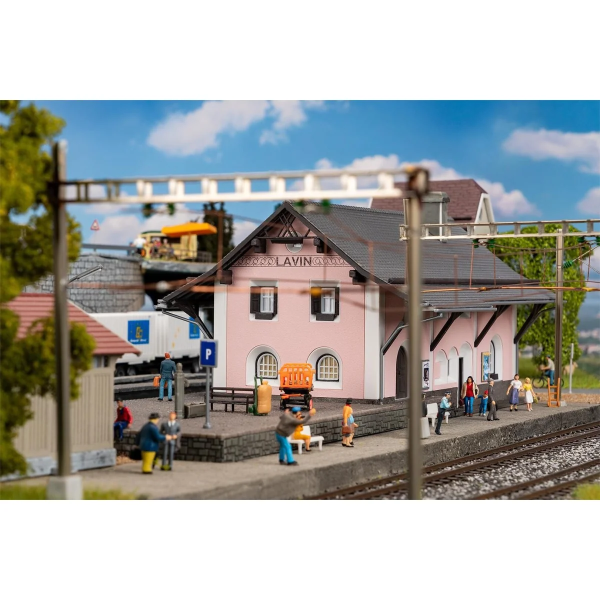 Faller 110134 Model Kit, Lavin Station Faller 110134 Model Kit, Lavin Station