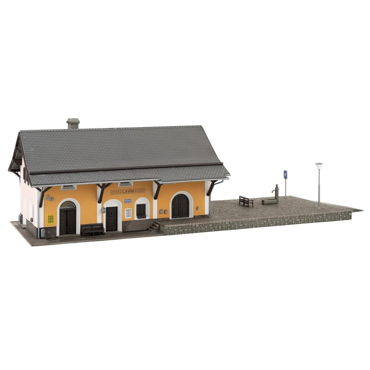 Faller 110134 Model Kit, Lavin Station - Faller_110134