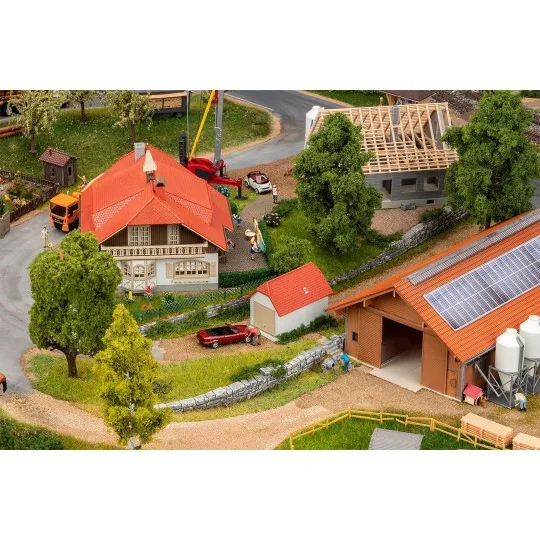 Faller_130583-Faller 130583 Maquette, Ferme avec étable et garage - Faller_130583