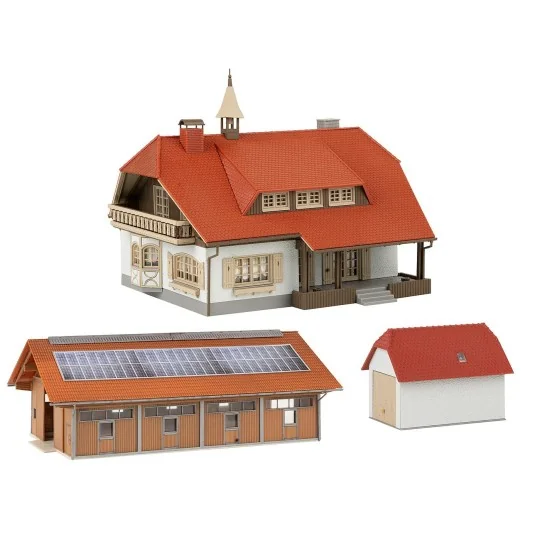 Faller_130583-Faller 130583 Maquette, Ferme avec étable et garage - Faller_130583