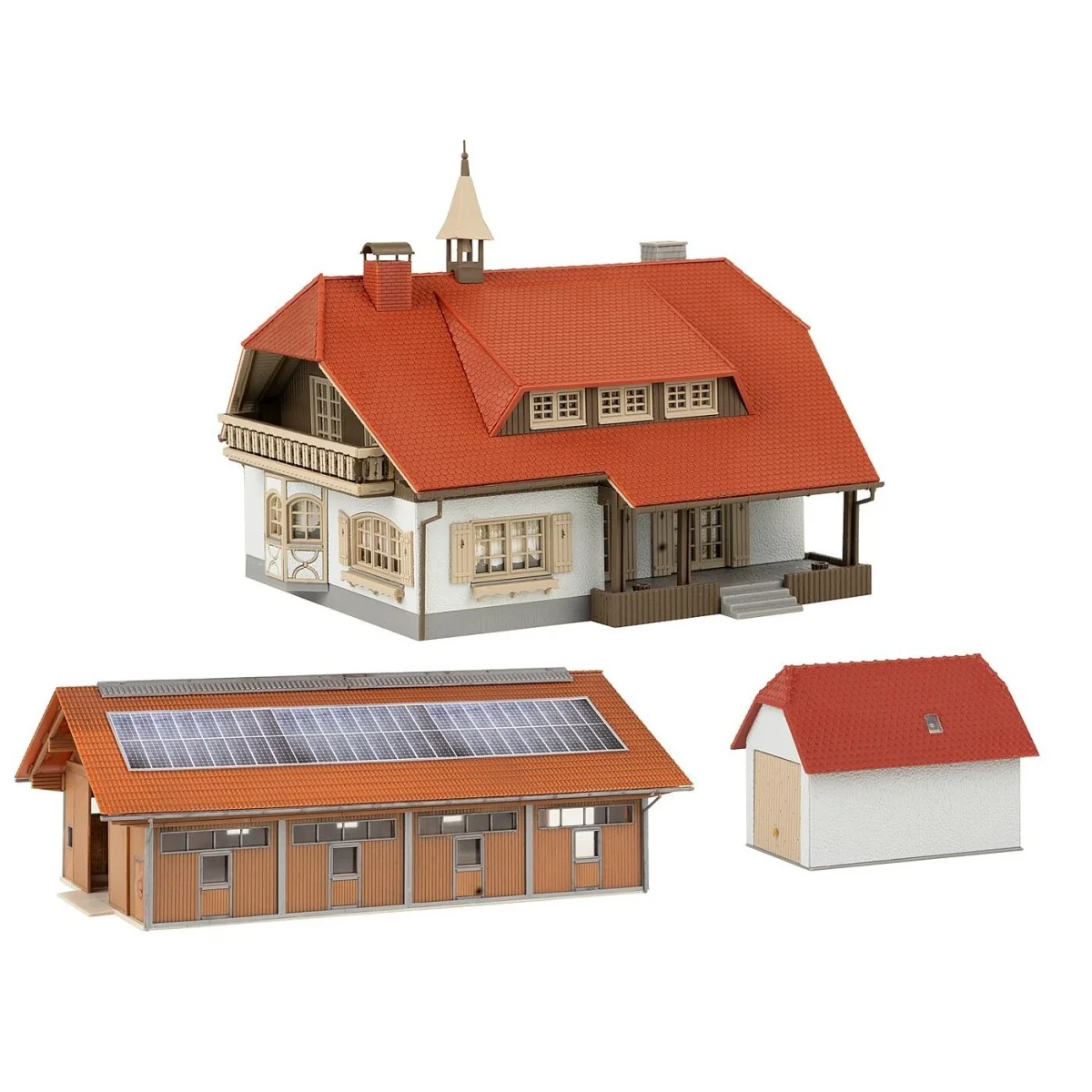 Faller 130583 Model Kit, Farm with Stable and Garage - Faller_130583