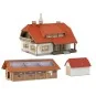 Faller 130583 Model Kit, Farm with Stable and Garage Faller_130583-Faller 130583 Model Kit, Farm with Stable and Garage
