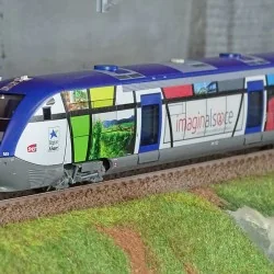 Jouef HJ2436S Autorail diesel X 73500, SNCF, Imaginalsace, digital sonore Jouef HJ2436S - 1