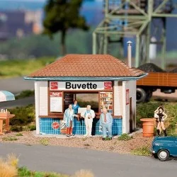 Faller 130462 Model Kit, French Refreshment Stand