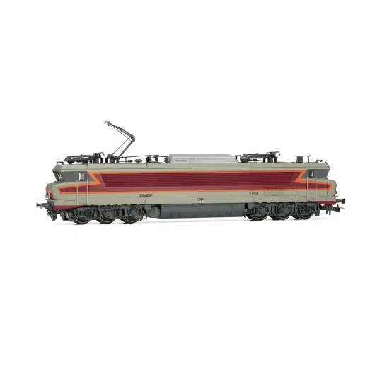 Jouef HJ2454S Locomotive électrique bi-courant CC 21001, Grand Confort, logo nouille, SNCF, digitale sonore Jouef HJ2454S - 4 HJ2454S-Jouef HJ2454S Locomotive électrique bi-courant CC 21001, Grand Confort, logo nouille, SNCF, digitale sonore