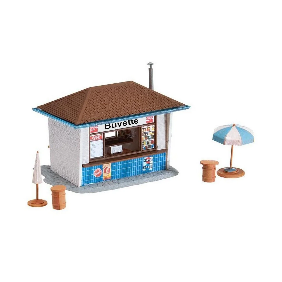 Faller 130462 Model Kit, French Refreshment Stand - Faller_130462