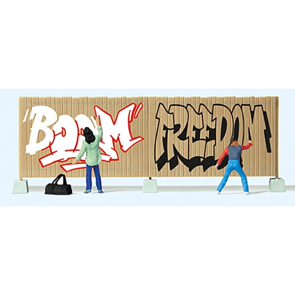 Preiser 10334 characters, Graffiti artists - Preiser_10334