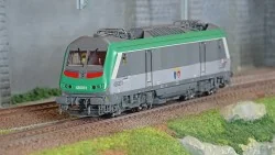 Jouef HJ2458S Locomotive électrique BB 36031, Astride, FRET, blasons Bons-en-Chablais / Castione, SNCF, digitale sonore Jouef HJ