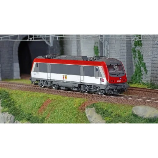 HJ2459S-Jouef HJ2459S Locomotive électrique BB 36008, Astride, Multiservices, blasons Blainville/Damelevières, SNCF, digitale sonore