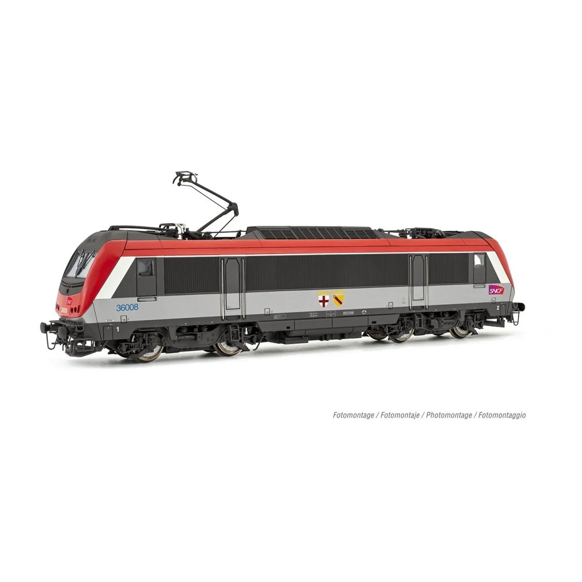 Jouef HJ2459 BB 36008 electric locomotive, Astride, Multiservices, ...