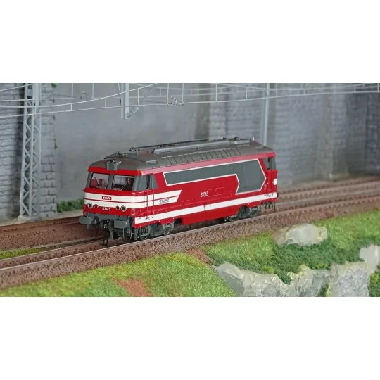 HJ2464-Jouef HJ2464 Locomotive diesel BB 67613, SNCF, livrée rouge Capitole