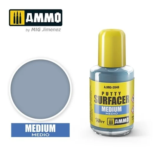 Mastic liquide de surface - Medium (30ml) Mig AMMO - MIG Jimenez A.MIG-2048 - 1 A.MIG-2048-Mastic liquide de surface - Medium (30ml) Mig - A.MIG-2048