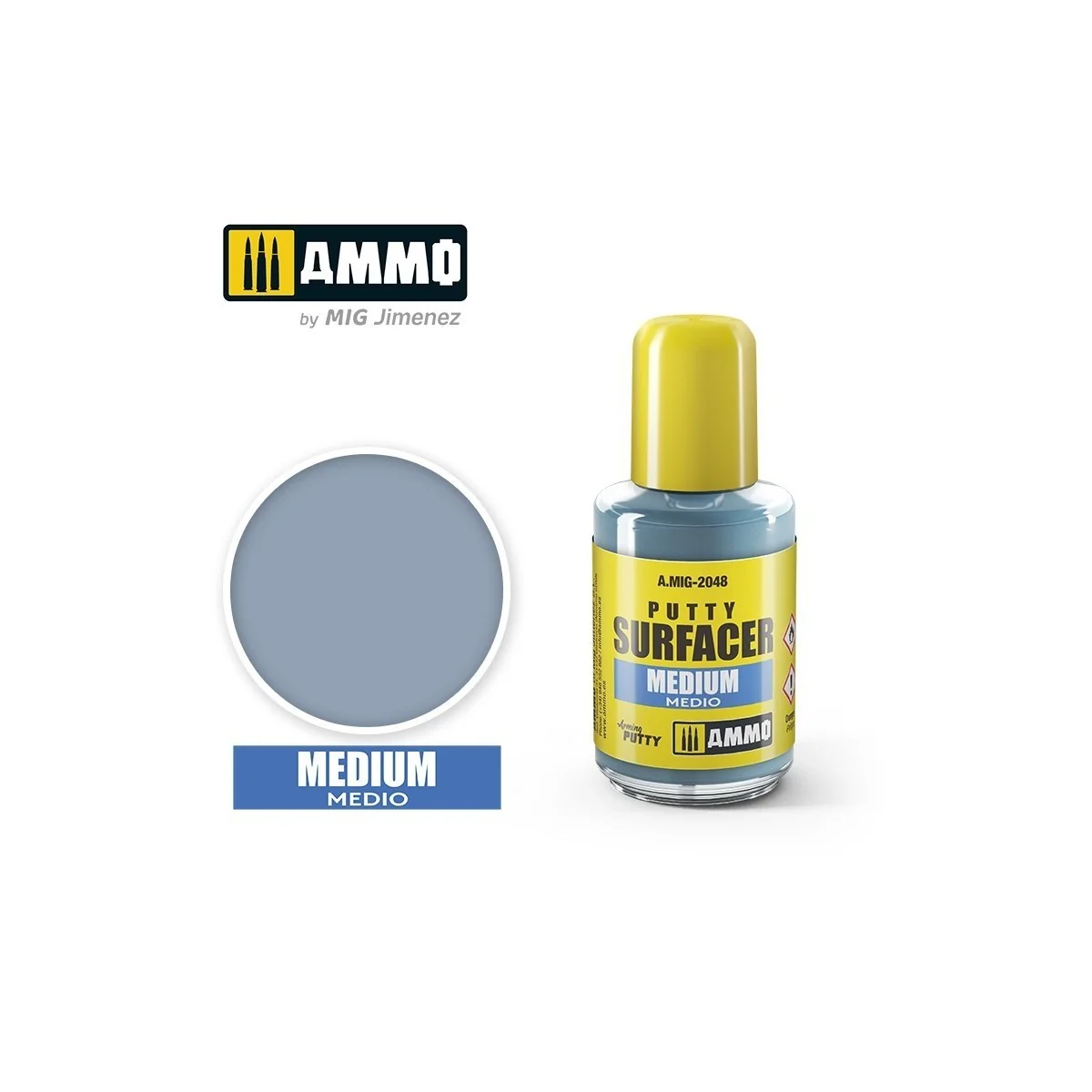 Mastic liquide de surface - Medium (30ml) Mig AMMO - MIG Jimenez A.MIG-2048 - 1 Mastic liquide de surface - Medium (30ml) Mig AMMO - MIG Jimenez A.MIG-2048 - 1