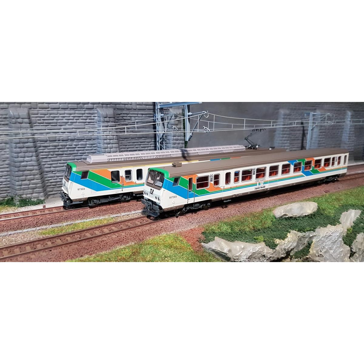 Piko 96437 SNCF Electric Railcar, Z2 Z7303, TER Languedoc Roussillo... Piko 96437 SNCF Electric Railcar, Z2 Z7303, TER Languedoc Roussillo...